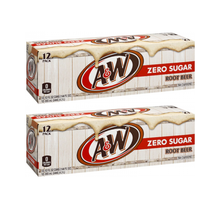 Laden Sie das Bild in den Galerie-Viewer, A&amp;W Root Beer Zero Sugar 355 ml Dose