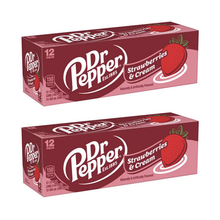 Laden Sie das Bild in den Galerie-Viewer, Dr Pepper Strawberries &amp; Cream 355 ml Dose