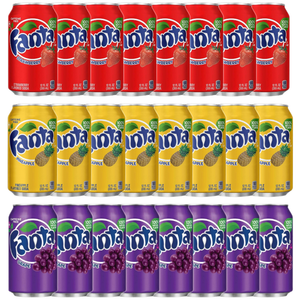 Fanta Grape Fanta Pineapple Fanta Strawberry Mixpack 24 Dosen