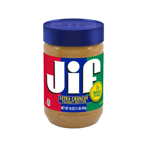 JIF Extra Crunchy Peanutbutter 454 g