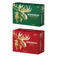 Laden Sie das Bild in den Galerie-Viewer, Moosehead Lager und Pale Ale Dose 355 ml 24er Pack