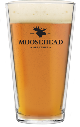 Moosehead Lager Pint Glas